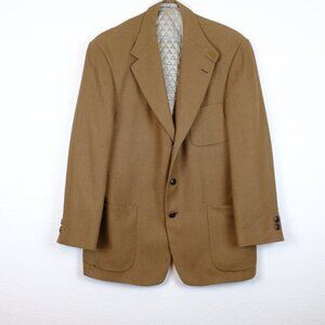 Womens baby alpaca wool blazer jacket coat size medium large